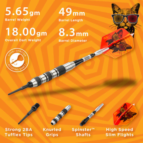 Viper The Freak Soft Tip Darts 18 Grams-Darts-GLD Products-Shark Fin-Game Room Shop