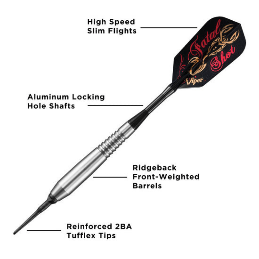 Viper Underground Soft Tip Darts 18 Grams-Darts-Game Room Shop-Fatal Shot-Game Room Shop