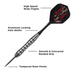 Viper Underground Steel Tip Darts Fatal Shot 24 Grams-Darts-GLD Products-Game Room Shop