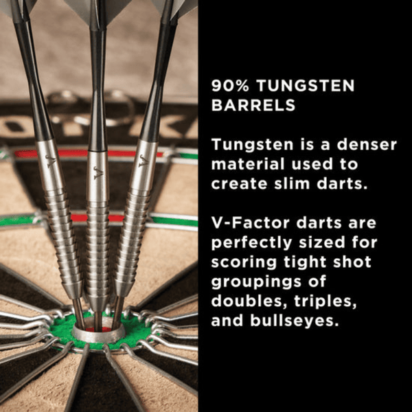 Viper V-Factor 90% Tungsten Steel Tip Darts 22 Grams-Darts-GLD Products-Game Room Shop