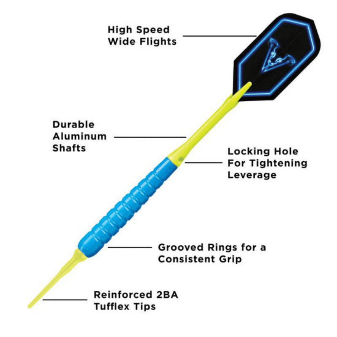 Viper V Glo Soft Tip 18 Grams-Darts-Game Room Shop-Blue-Game Room Shop