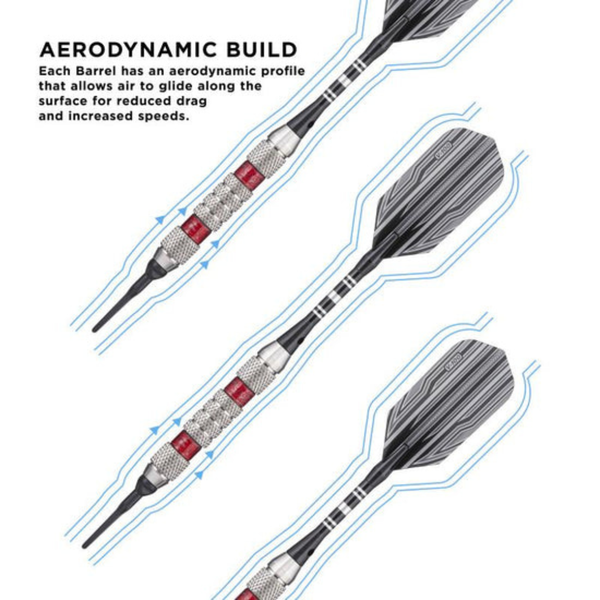 Viper Wind Runner Soft Tip Darts 18 Grams-Darts-GLD Products-Red-Game Room Shop