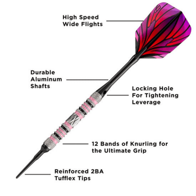 Viper Wings 80% Tungsten Soft Tip Darts 16 Grams-Darts-GLD Products-Game Room Shop