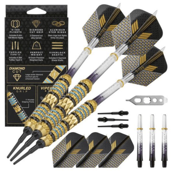 Viper Wizard Soft Tip Darts-Darts-Game Room Shop-Blue-18g-Game Room Shop