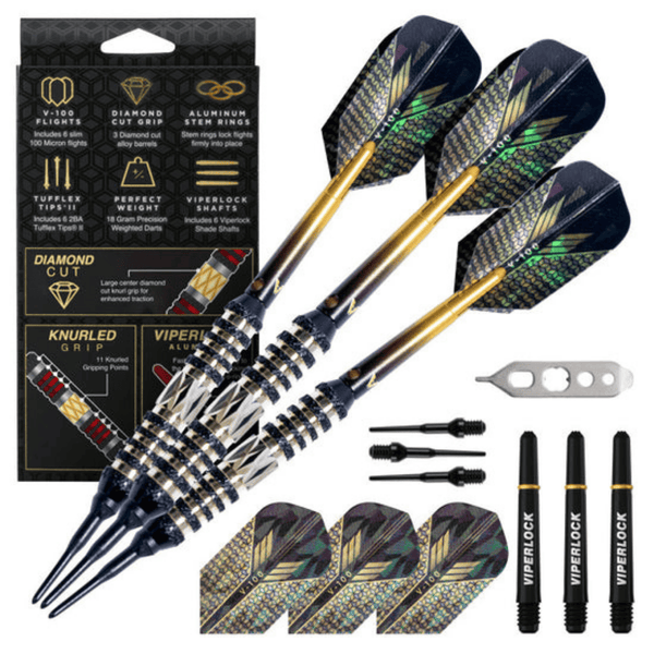Viper Wizard Soft Tip Darts-Darts-Game Room Shop-Gold-20g-Game Room Shop