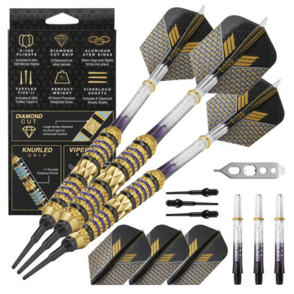 Viper Wizard Soft Tip Darts-Darts-Game Room Shop-Purple-18g-Game Room Shop