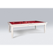 Vision Billiards Constantine Convertible Dining Pool Table-Billiard Tables-Vision Billiards-White-6'-No Thank You-Game Room Shop