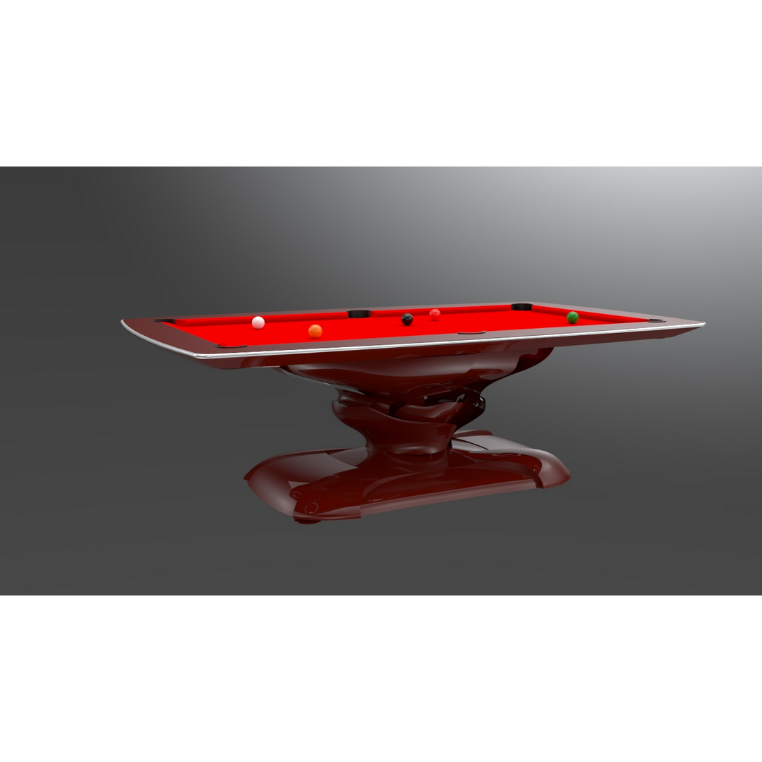 Vision Billiards S4 Bespoke Designer Convertible Pool Table — Game Room ...