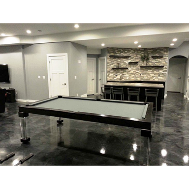 Vision Billiards Sydney Convertible Dining Pool Table-Billiard Tables-Vision Billiards-Espresso Stain-6'-No Thank You-Game Room Shop