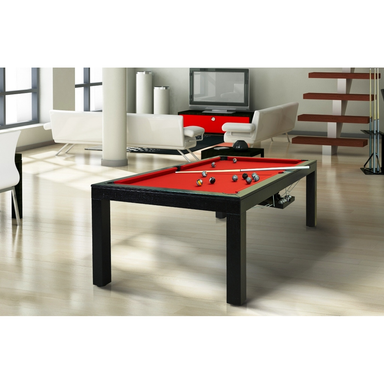 Vision Billiards Vision Convertible Dining Pool Table-Billiard Tables-Vision Billiards-Black-6'-No Thank You-Game Room Shop