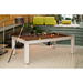 Vision Billiards Vision Convertible Dining Pool Table-Billiard Tables-Vision Billiards-Silver-6'-No Thank You-Game Room Shop