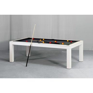 Vision Billiards Vision Convertible Dining Pool Table-Billiard Tables-Vision Billiards-White-6'-No Thank You-Game Room Shop