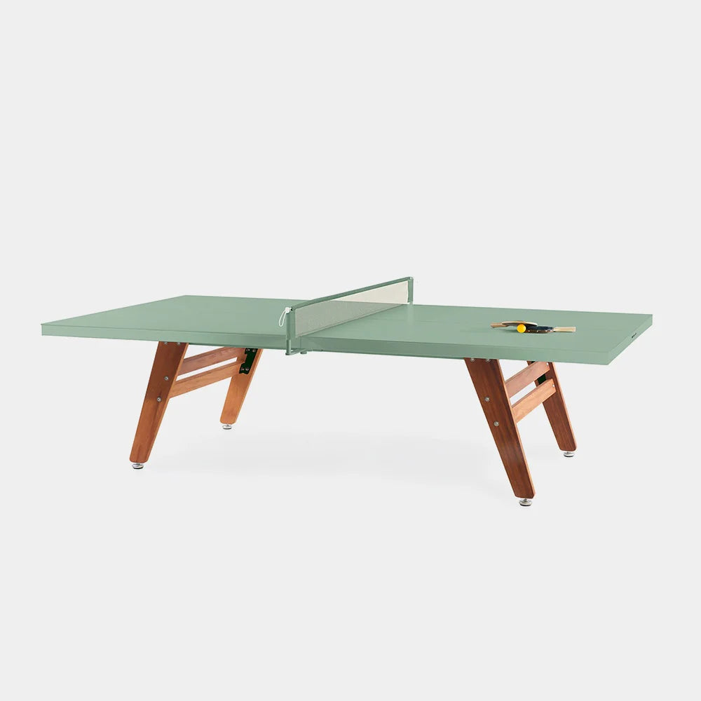 RS Barcelona RS Stationary Ping Pong Table-Table Tennis Table-RS Barcelona-Warm Sage (MTO)-Game Room Shop