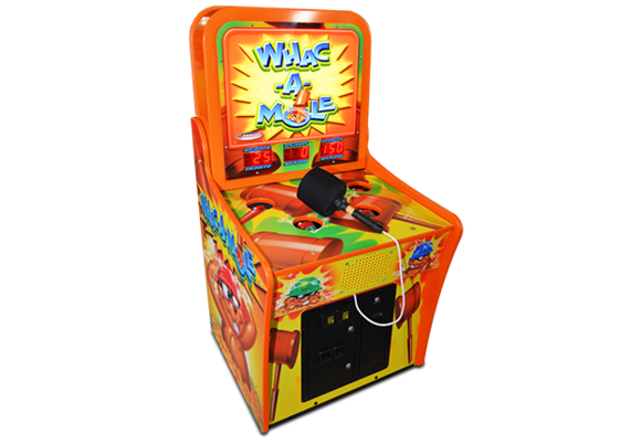 1983年 WHAC A MOLE他、アメリカのアーケードゲーム筐体カタログ集。 Bob's Space Racers Whac-A-Mole SE Arcade game — Game Room Shop