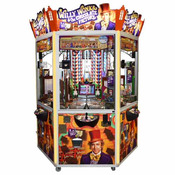 Willy Wonka Pusher 6 Player Arcade Prize Game
