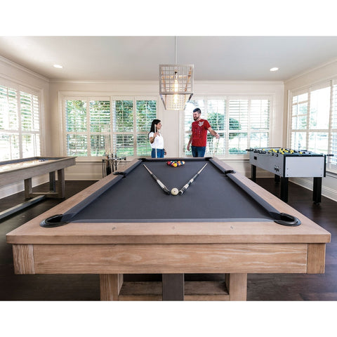 Image of The Abbey HJ Scott 8 Billiard Table PTA8-AG- Grey / PTA8-E Maple - Game Room Shop