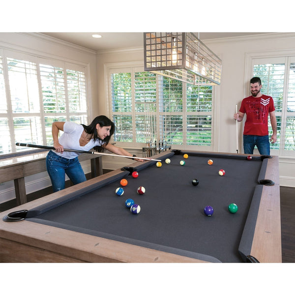 The Abbey HJ Scott 8 Billiard Table PTA8-AG- Grey / PTA8-E Maple - Game Room Shop