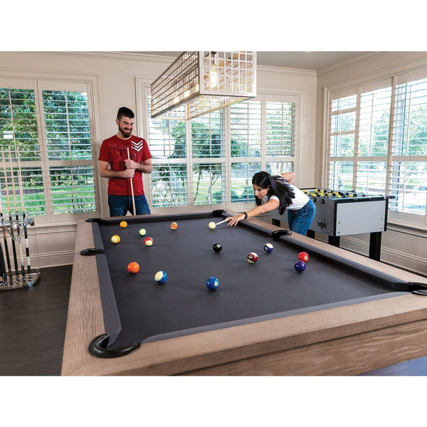 The Abbey HJ Scott 8 Billiard Table PTA8-AG- Grey / PTA8-E Maple - Game Room Shop