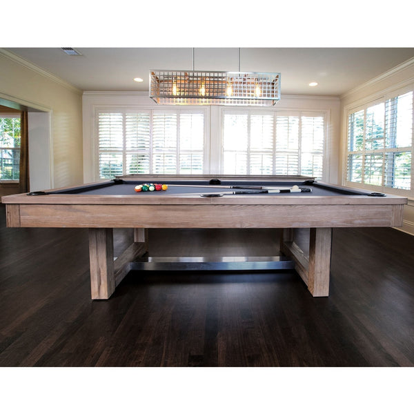 The Abbey HJ Scott 8 Billiard Table PTA8-AG- Grey / PTA8-E Maple - Game Room Shop
