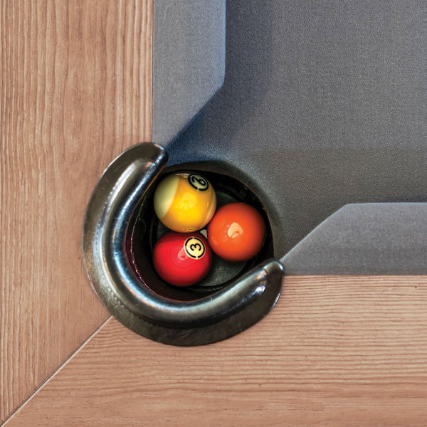 The Abbey HJ Scott 8 Billiard Table PTA8-AG- Grey / PTA8-E Maple - Game Room Shop