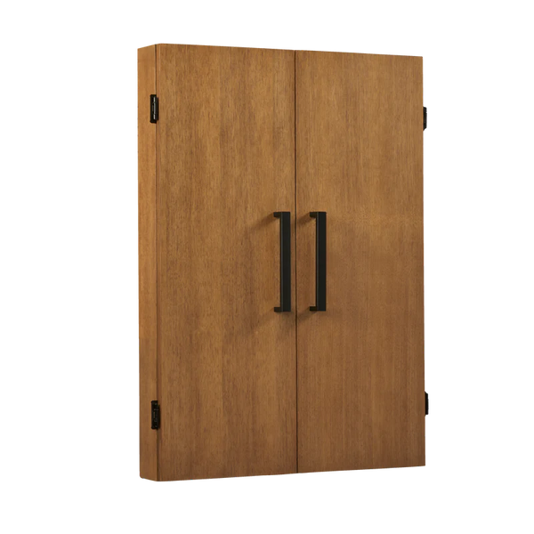 American Heritage Alta Dart Board Cabinet-Dartboard Cabinets-American Heritage-Brushed Walnut-Game Room Shop