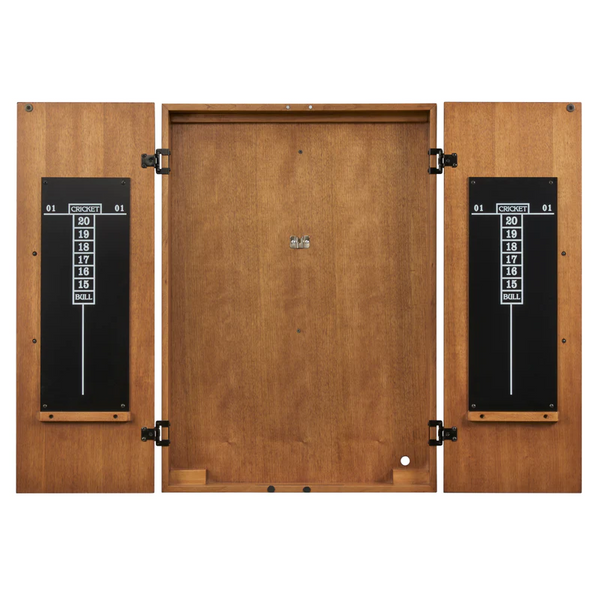 American Heritage Alta Dart Board Cabinet-Dartboard Cabinets-American Heritage-Brushed Walnut-Game Room Shop