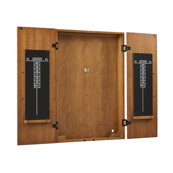 American Heritage Alta Dart Board Cabinet-Dartboard Cabinets-American Heritage-Brushed Walnut-Game Room Shop