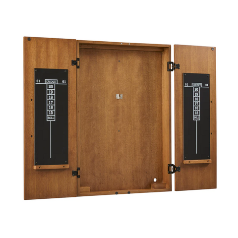 Image of American Heritage Alta Dart Board Cabinet-Dartboard Cabinets-American Heritage-Brushed Walnut-Game Room Shop