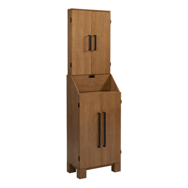 American Heritage Alta Stand-up Dart Board Cabinet-Dartboard Cabinets-American Heritage-Brushed Walnut-Game Room Shop
