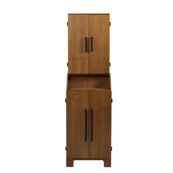American Heritage Alta Stand-up Dart Board Cabinet-Dartboard Cabinets-American Heritage-Brushed Walnut-Game Room Shop
