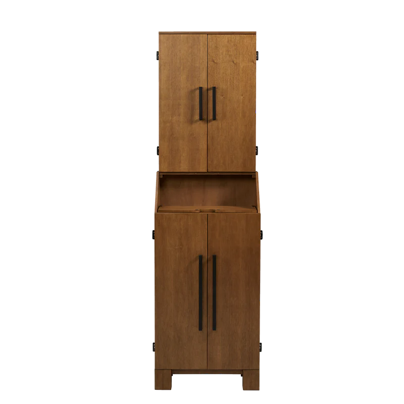 American Heritage Alta Stand-up Dart Board Cabinet-Dartboard Cabinets-American Heritage-Brushed Walnut-Game Room Shop