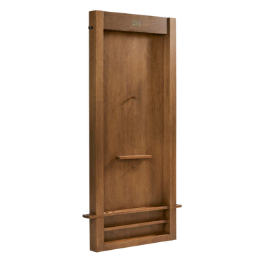 American Heritage Alta Wall Mounted Cue Rack-Pool Cue Racks & Holders-American Heritage-Brushed Walnut-6 Cue Holder-Game Room Shop