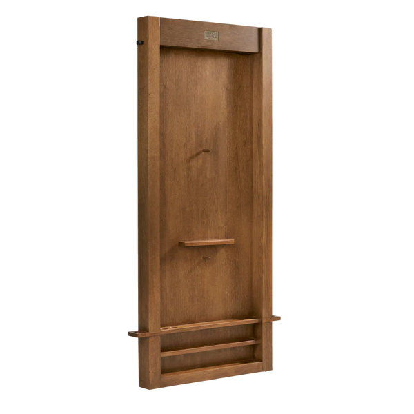 American Heritage Alta Wall Mounted Cue Rack-Pool Cue Racks & Holders-American Heritage-Brushed Walnut-6 Cue Holder-Game Room Shop