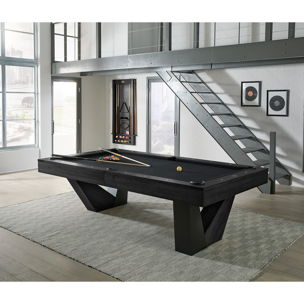 American Heritage Annex Pool Table-Pool Table-American Heritage-Brushed Walnut-Game Room Shop