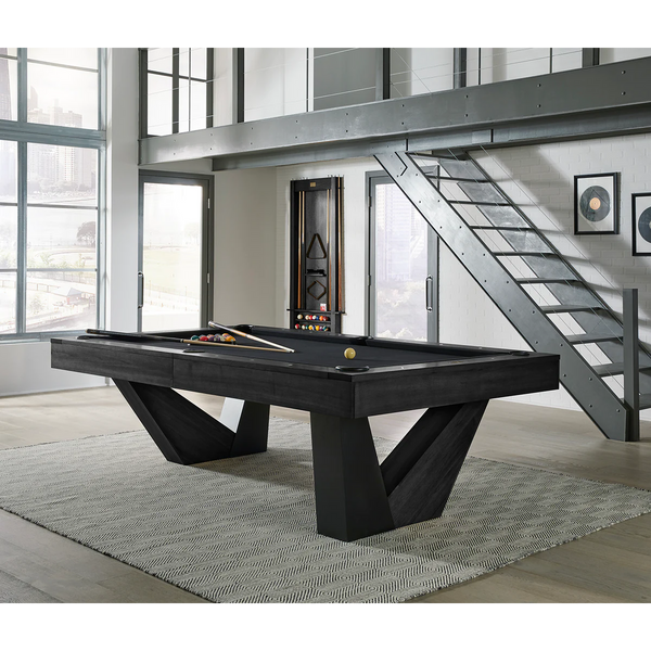 American Heritage Annex Pool Table-Pool Table-American Heritage-Brushed Walnut-Game Room Shop