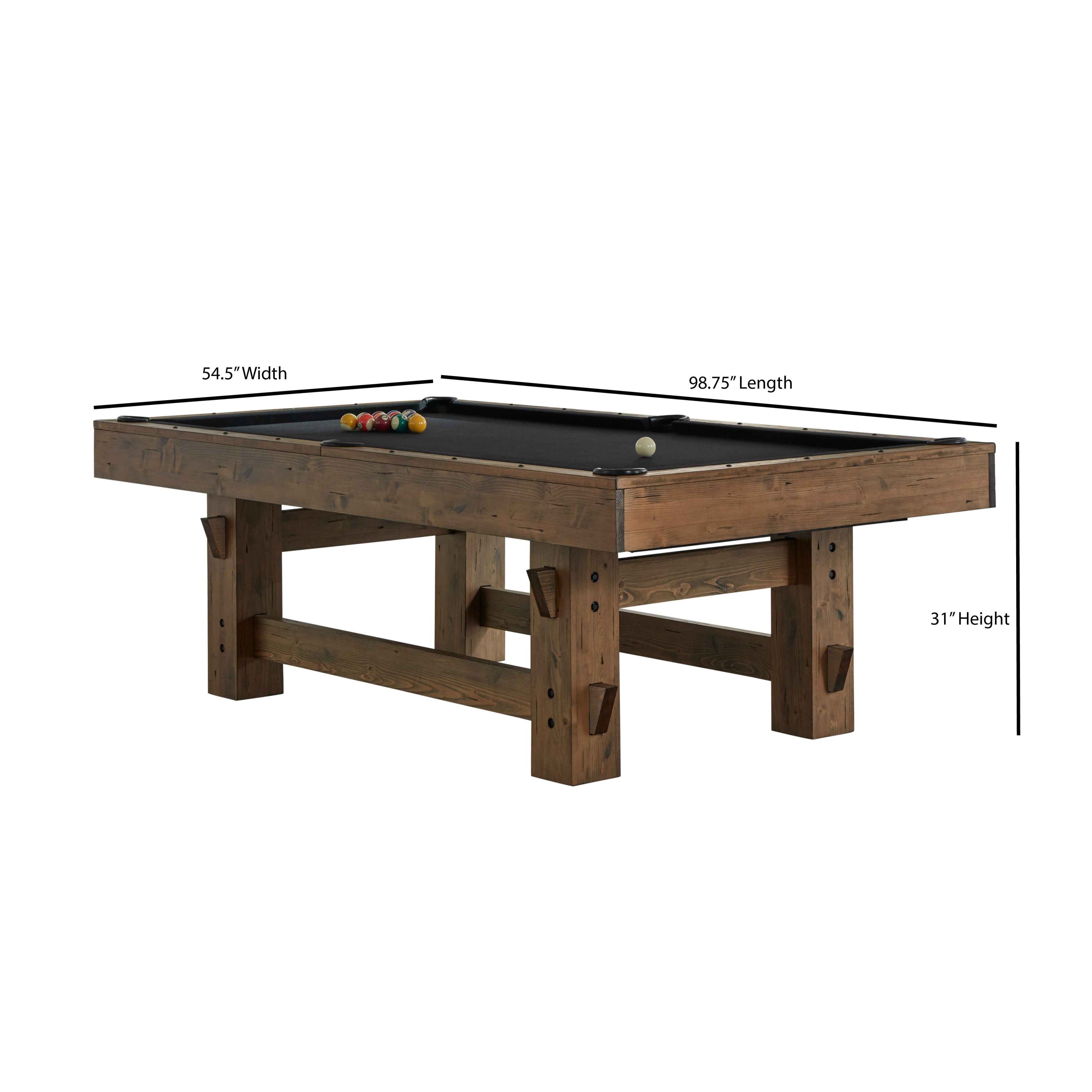 Pool Table Triangle Size Pool Tables Dimensions
