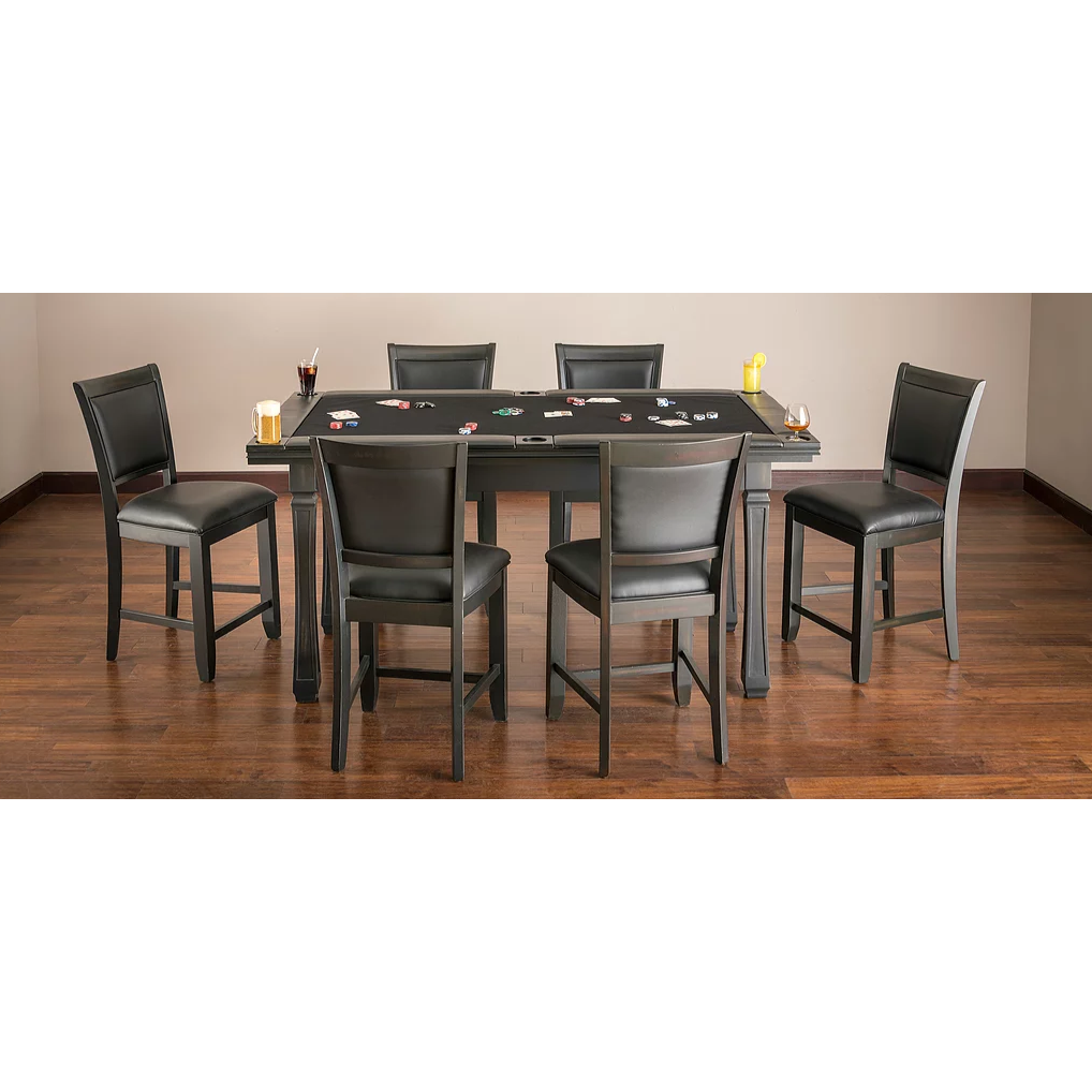 Counter height game table and chairs deals