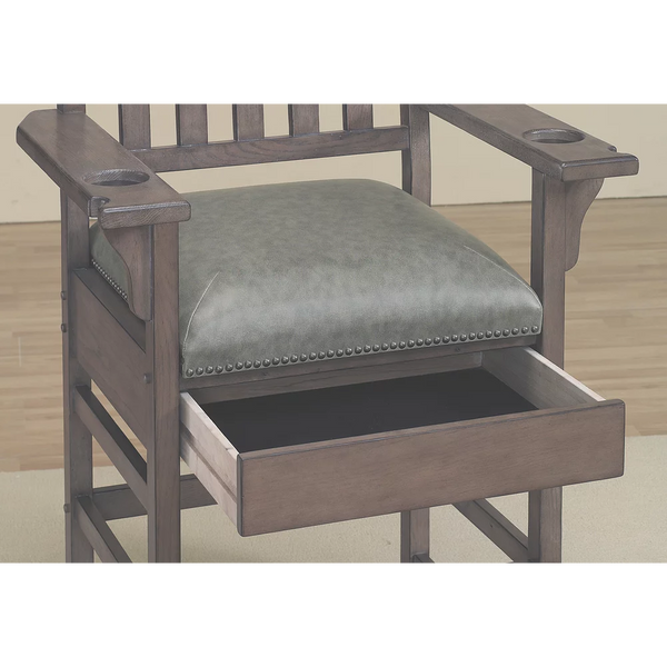 American Heritage King Chair-Chairs-American Heritage-Suede-Game Room Shop