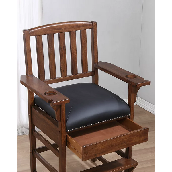 American Heritage King Chair-Chairs-American Heritage-Suede-Game Room Shop