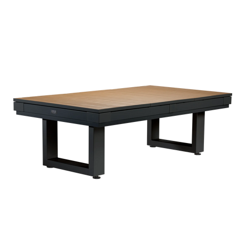 Image of American Heritage Lanai Outdoor Pool Table Conversion Top-Dining Top-American Heritage-Obsidian Black-Game Room Shop