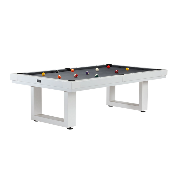 American Heritage Lanai Outdoor Pool Table-Pool Table-American Heritage-Pearl White-Game Room Shop