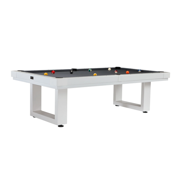 American Heritage Lanai Outdoor Pool Table-Pool Table-American Heritage-Pearl White-Game Room Shop