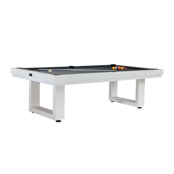 American Heritage Lanai Outdoor Pool Table-Pool Table-American Heritage-Pearl White-Game Room Shop