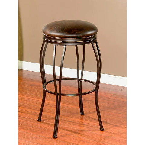 American Heritage Romano Stool in Coco Finish-Bar Stool-American Heritage-Counter Height-Game Room Shop