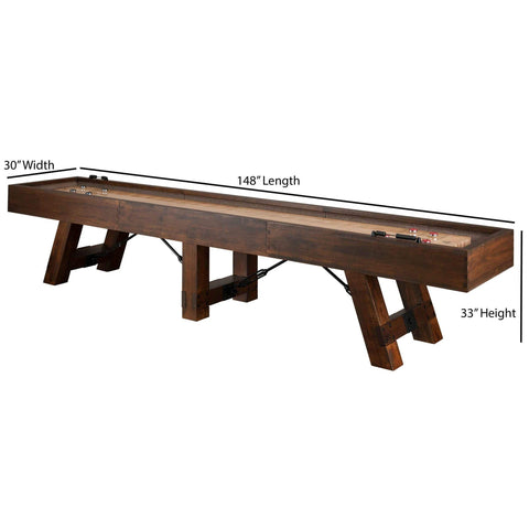 Image of American Heritage Savannah Shuffleboard Table-Shuffleboards-American Heritage-12' Length-Game Room Shop