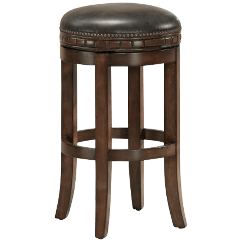 American Heritage Sonoma Stool-Bar Stool-American Heritage-Suede/Tobacco-Counter Height-Game Room Shop