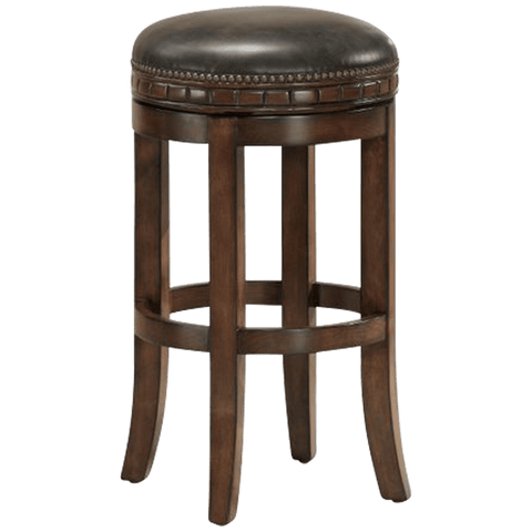 Image of American Heritage Sonoma Stool-Bar Stool-American Heritage-Suede/Tobacco-Counter Height-Game Room Shop