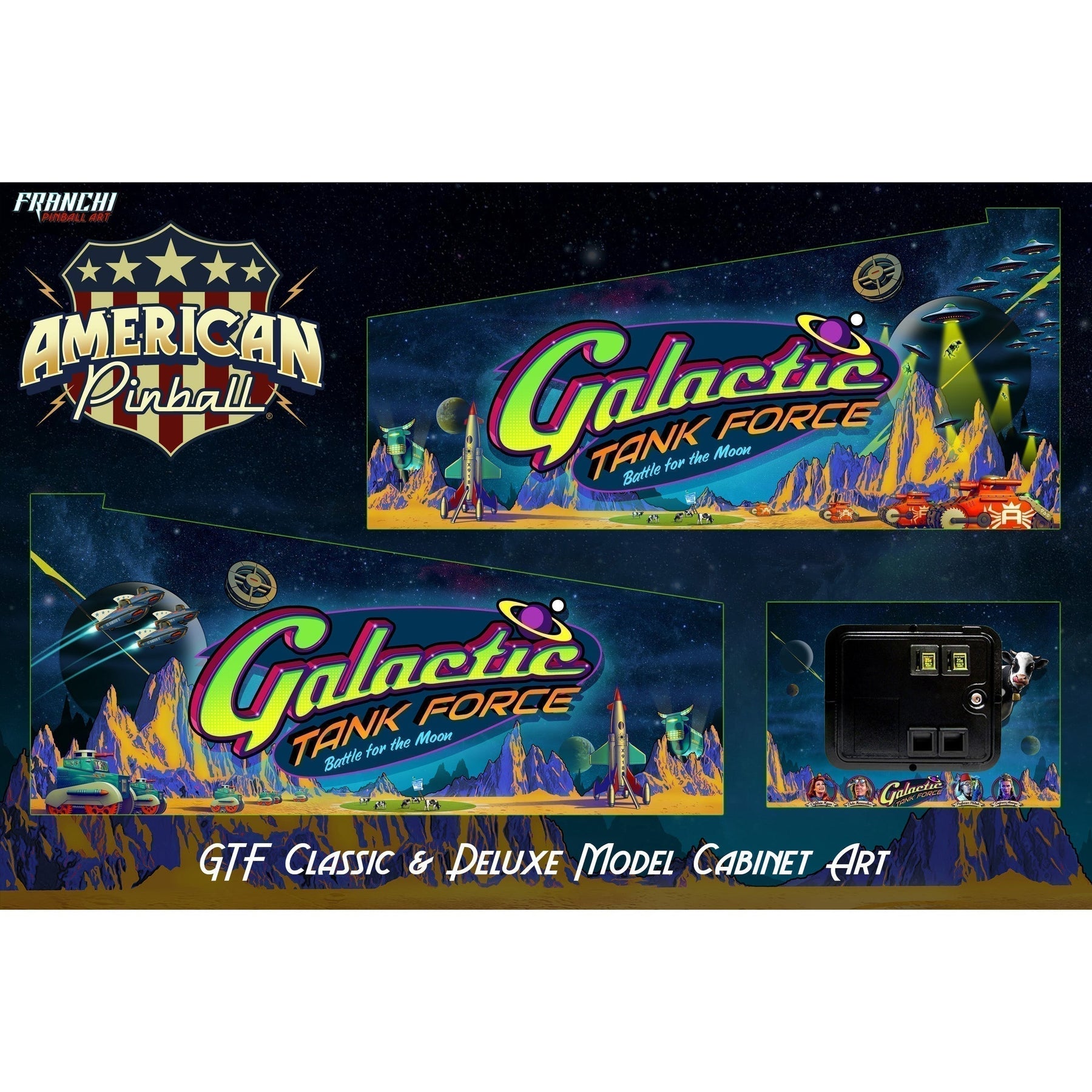 American Pinball Galactic Tank Force Pinball Machine — Game Room Shop
