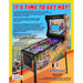 Hot Wheels Pinball Machine American Pinball-American Pinball-Classic (Interior Side Art and Topper)-Game Room Shop
