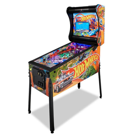 Image of Hot Wheels Pinball Machine American Pinball-American Pinball-Classic (Interior Side Art and Topper)-Game Room Shop